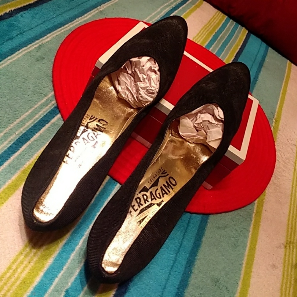 Authentic Salvatore Ferragamo shoes made in Italy